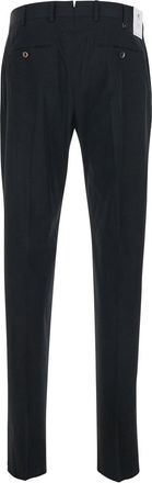 Pantaloni Torino Mens Trousers Union 1 Pince Cotone Black Cotton