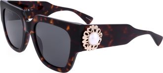Moschino Womens 52mm Havana Sunglasses MOS153-S-US-086-52