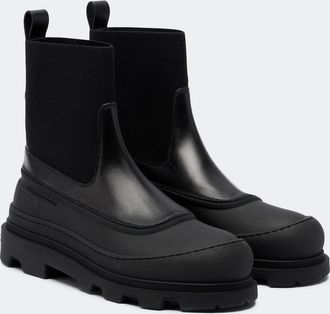 Moncler Vera leather ankle boots