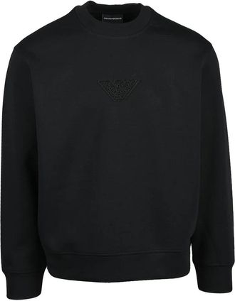 Emporio Armani Stretch Crewneck Sweatshirt - Black