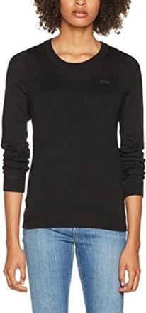 Lacoste Long-sleeve Top - Dames - Sweatshirts - Zwart - XL - Katoen - Hoodies & sweatvesten