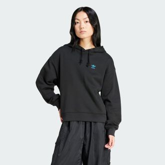 adidas Originals ADIDAS Originals Womens Adibreak Hoodie - Black Cotton - Size Small