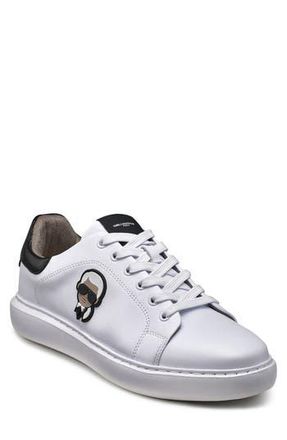Karl Lagerfeld Karl Head Sneaker in White at Nordstrom Rack, Size 10.5
