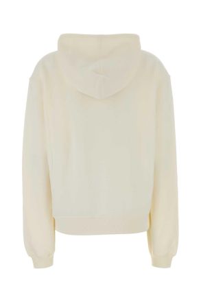 Gucci Womens Cream Cotton Blend Sweatshirt Whitemc Exterior: Cashmere Felpe Sweater