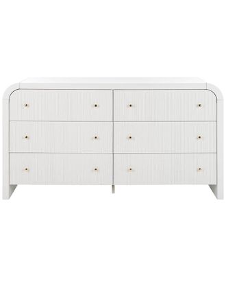 Safavieh Couture Liabella 6-Drawer Curved Dresser