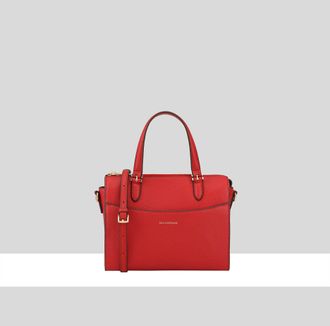 Paul Costelloe Womens Harlan Leather Multi Way Bag - Red - One Size