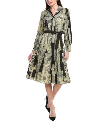 Gracia Floral Print Belt Dress