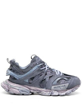 Balenciaga Track distressed sneakers - men - Nylon/Fabric/Polyurethane/Polyester/Rubber - 41 - Blue