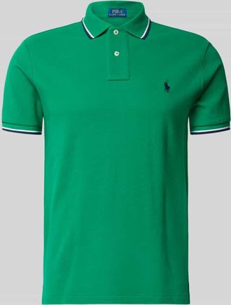 Polo Ralph Lauren Slim Fit Poloshirt aus reiner Baumwolle in Gruen, Gr&ouml;&szlig;e XXL