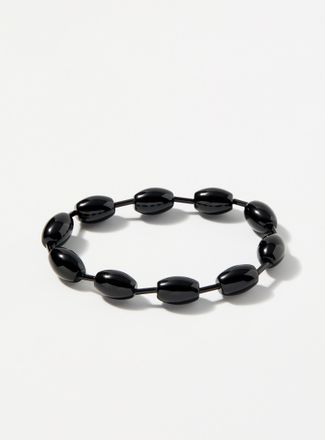 Simons Womens Oval onyx bracelet