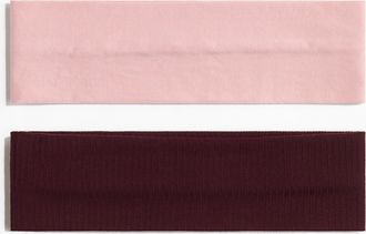 H&M 2er-Pack Jersey-Haarb&auml;nder - Red