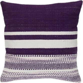 Parkland Collection Stripe Square Accent Pillow in Purple at Nordstrom Rack