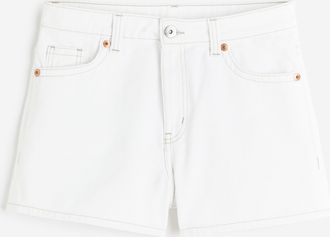 H&M Jeansshorts - White