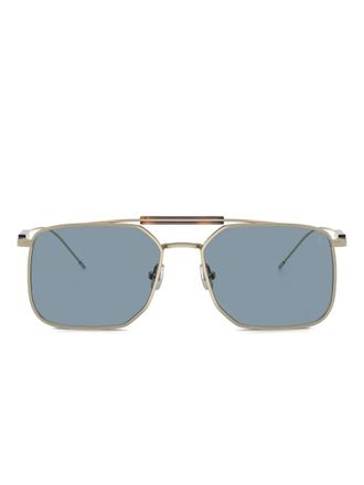 Brunello Cucinelli square-frame sunglasses - Gold