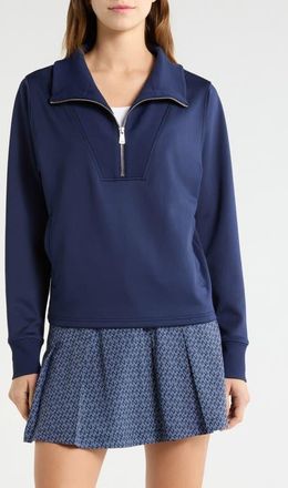 Greyson Wren Quarter Zip Top in Maltese Blue at Nordstrom, Size X-Large