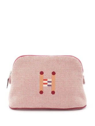Hermès 2010s Bolide Crazy H pouch - Roze