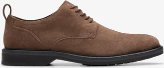 Clarks Aldwin Lace Brown Suede