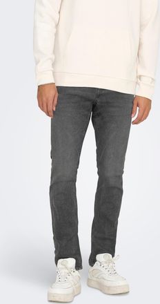 Only & Sons Slim-fit-Jeans ONLY & SONS ONSLOOM SLIM BOX PIM DNM MU OTL, Herren, Gr. 28, L&auml;nge 32, medium grau denim, Denim/Jeans, Obermaterial: 50% Baumwolle, 30%