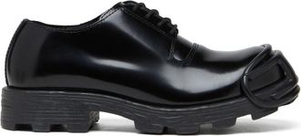 Diesel Lace-Up Black Flat Shoes