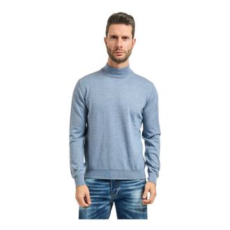 Gran Sasso Heren, Truien, Blauw, Maat: XL Wol