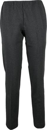 Le Tricot Perugia Straight-Leg Stretch Pants with Comfortable Fit