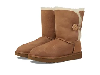 UGG Bailey Button II Womens Boots Chestnut : 5 B - Medium, Sheepskin/Suede