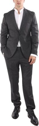 HUGO BOSS Uomo, Abiti Uomo, Grigio, L, new