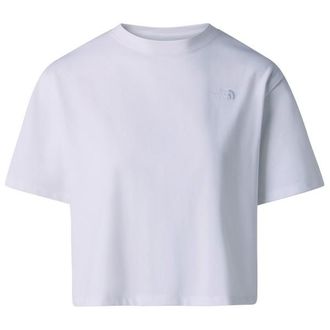 The North Face Evolution Simple Dome Crop Tee T-Shirt f&uuml;r Damen | wei&szlig;