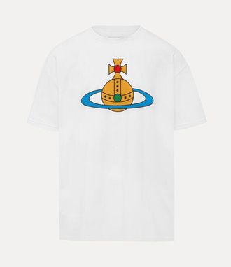 Vivienne Westwood Oversized Orb Classic T-shirt Cotton White XXL Unisex