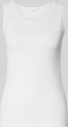 Christian Berg Slim Fit Top mit Rundhalsausschnitt in Offwhite, Gr&ouml;&szlig;e XXL