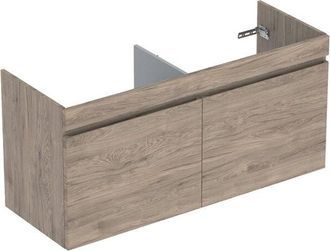 Keramag Geberit Renova Plan Mueble Bajo Lavabo Doble Con 2 Cajones