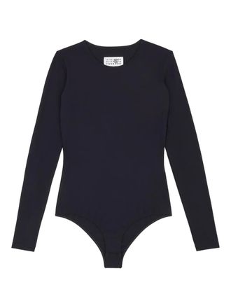 Maison Margiela long-sleeve jeans bodysuit - Black