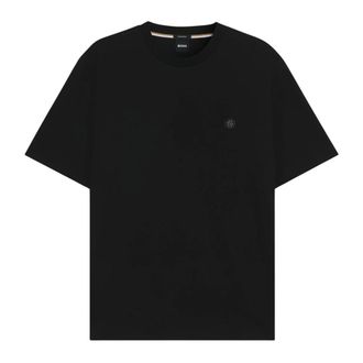 HUGO BOSS Hombre, Camisetas, Negro, Talla: S