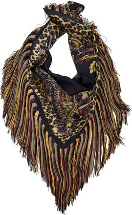 Etro Womens Scarf White Silk Scarfs