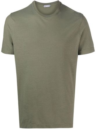 Zanone classic cotton T-shirt - Green