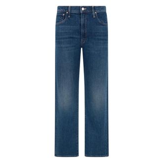Mother Straight Jeans, female, Blue, Size: W27 Straight Jeans