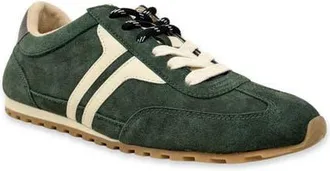 Shushop Sarah Sneaker in Forest Green Suede at Nordstrom, Size 7.5
