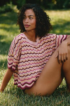 L*Space Sun Chaser Crochet Crop Top