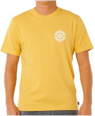 Rip Curl Pacific Rinse Circle Tee T-Shirt f&uuml;r Herren | gelb