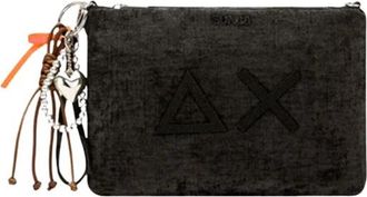 Sun 68 Fluwelen Pochette - Dames - Clutches - Zwart - ONE Size - Polyester - Tassen