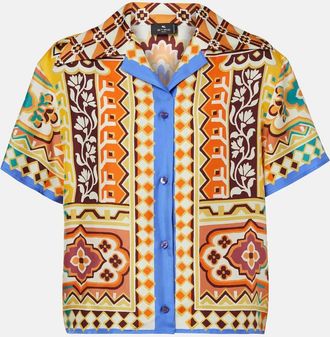 Etro Camicia in seta con stampa