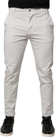 Daniele Alessandrini Cotton Mid Waist Skinny Men blue Mens Jeans (Pre-Owned)