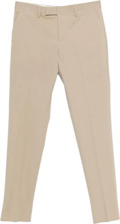 Lardini twill trousers - Neutrals