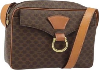 Celine Pre-owned Cross Body Bags, female, Brown, Size: ONE SIZE Pre-owned Vintage Shoulder Bag