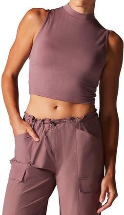 Tavi Mock Neck Tank in Rose at Nordstrom, Size Xx-Large