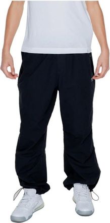 Karl Kani Broeken, Heren, Zwart, XS, Katoen, Heren Katoenen Broek Zwart Effen