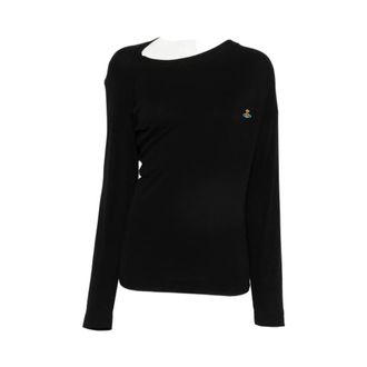 Vivienne Westwood Hebo Top - female - Vivienne Westwood - Long Sleeve T-Shirts - Black - L - Tops