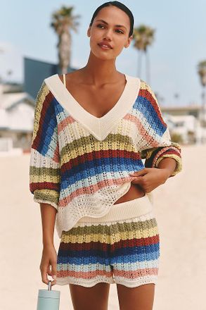 Electric & Rose Tina Crochet Sweater Shorts