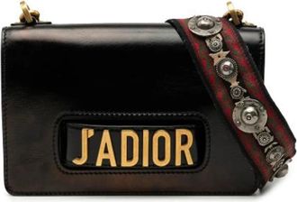 Dior Pre-owned Leren Crossbodytas - Dames - Vintage Schoudertas - Zwart - ONE Size - Leer - Vintage