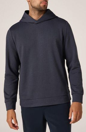 7 Diamonds Roarke Herringbone Hoodie in Navy at Nordstrom, Size Medium